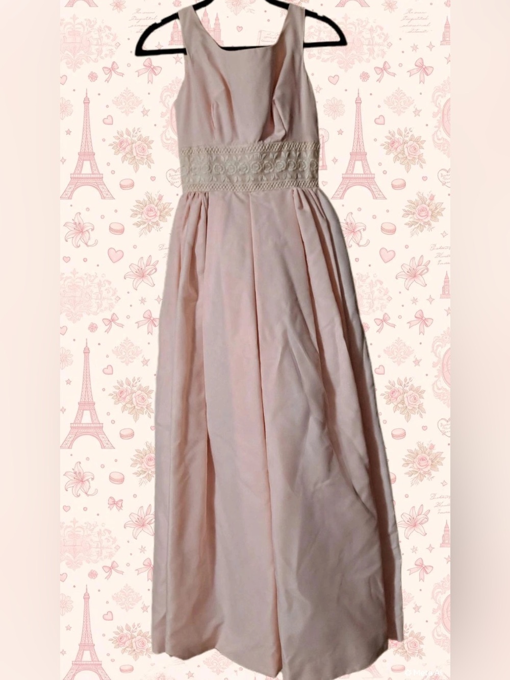 Vintage Handmade 60s sleeveless gown